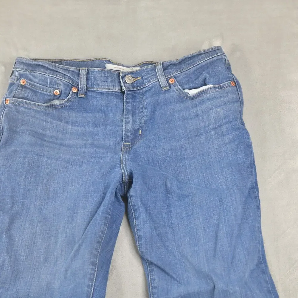 Levis Jeans Womens 29 (30x25 Actual) Boyfriend Blue Denim